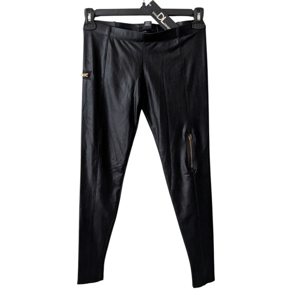 Nwt David Lerner vintage y2k low rise moto zipper leggings